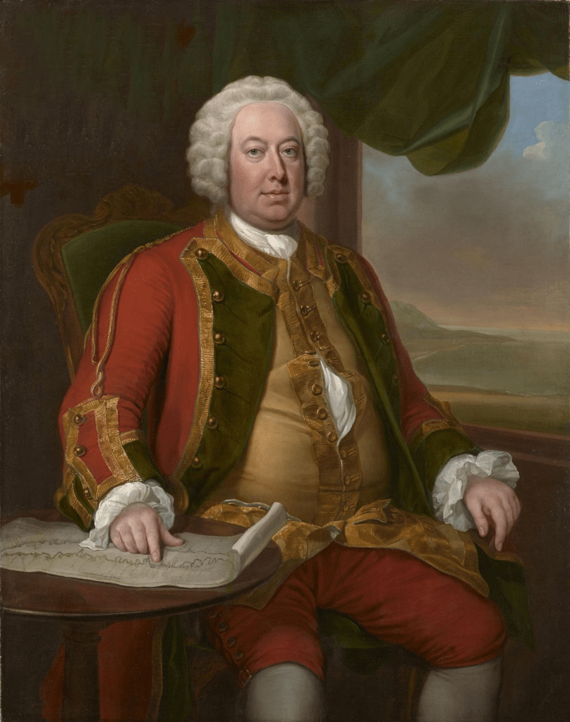 Roatan History, portrait of Lt. Colonel John Caulfield